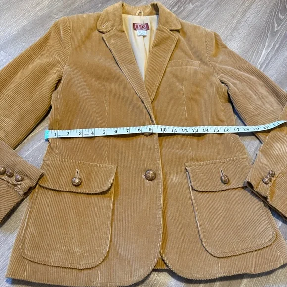 Vintage Japanese Velvet Blazer-size 8 - Picture 8 of 10